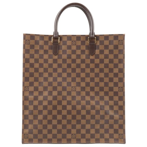 Sac Plat Damier Ebene Tote Bag Hand Bag - Picture 2 of 7